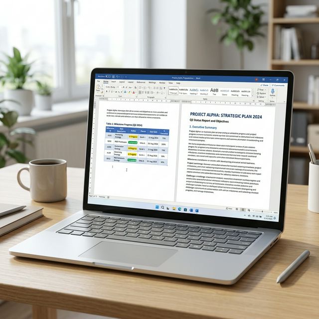 Editable Word output demo from PDF conversion