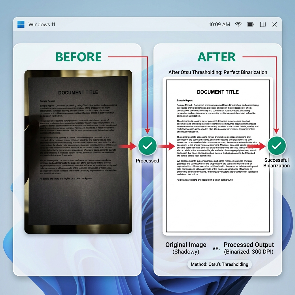Before/After Comparison of Photo Scan